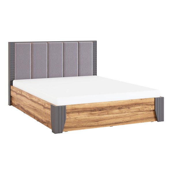 Кровать с мягкой спинкой и подъемным механизмом Моника