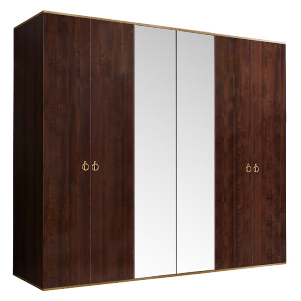 Шкаф шестидверный с зеркалами Римини