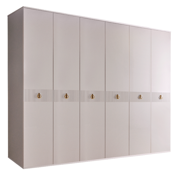 Шкаф шестидверный Римини Соло