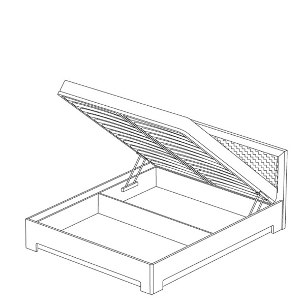Кровать-1 с подъемным механизмом 1400 Парма Нео