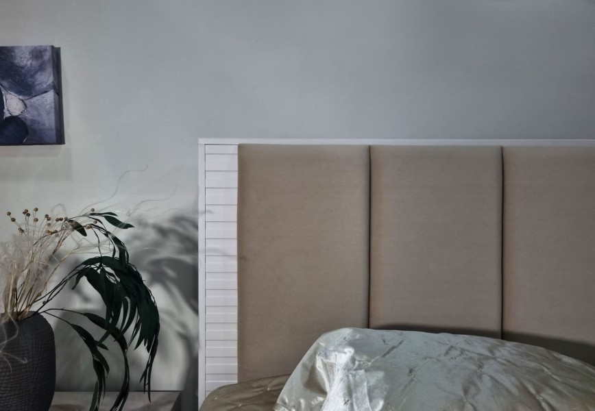 Кровать с подсветкой и подъемным механизмом 1400 (мод.2.1) Беатрис