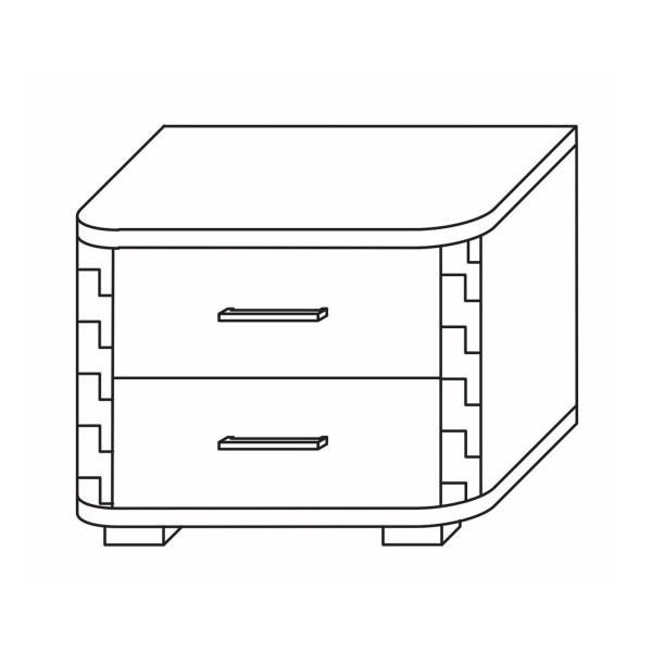 Тумба прикроватная Сорренто