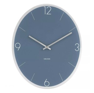 Часы настенные Elliptical jeans blue glass,mir