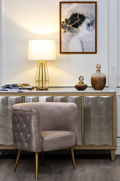 Лампа настольная плафон белый