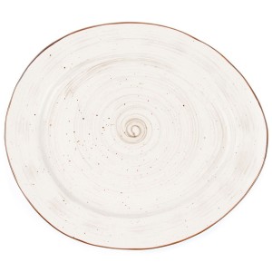 Тарелка White Fusion 26,5*22,5 см, P.L. Proff Cuisine