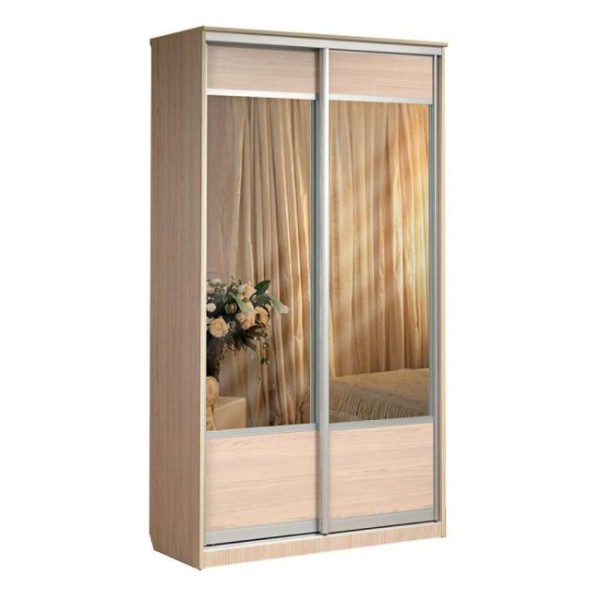 Шкаф-купе двухдверный с ящиками (1200/490)