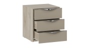 Тумба прикроватная 3 ящика Глосс