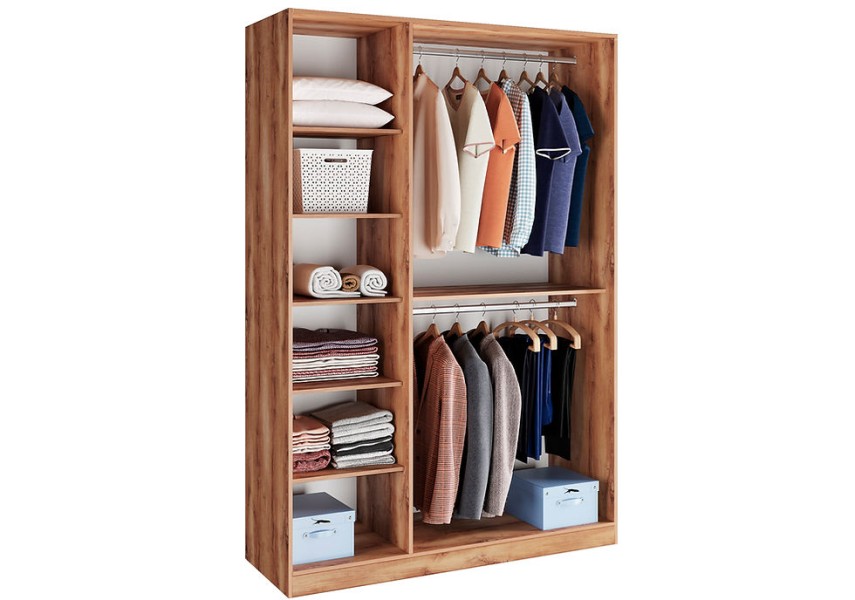 Шкаф трёхдверный с зеркалом Рамона