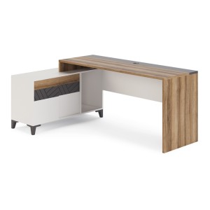 Стол письменный с большой тумбой (мод 3.1+5) Гринвич