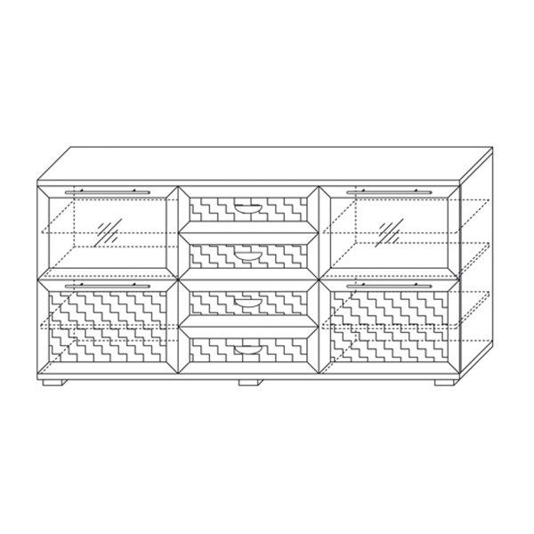 Комодино Парма