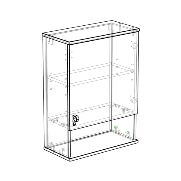 Полка навесная 540 Тоскана