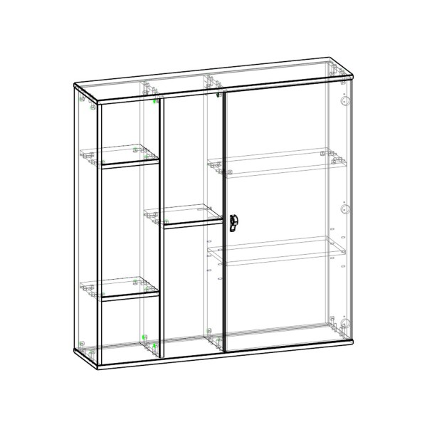 Полка навесная 1080 Тоскана