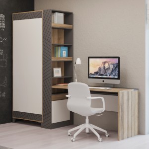 Стол письменный со стеллажом (мод 3+10) Гринвич