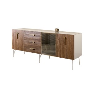 Комод для гостиной со стеклянной дверью 2100 Bogemia Wood