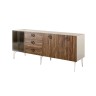 Комод для гостиной со стеклянной дверью 2100 Bogemia Wood