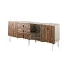 Комод для гостиной со стеклянной дверью 2100 Bogemia Wood