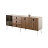 Комод для гостиной со стеклянной дверью 2100 Bogemia Wood