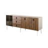 Комод для гостиной со стеклянной дверью 2100 Bogemia Wood