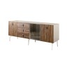 Комод для гостиной со стеклянной дверью 2100 Bogemia Wood