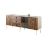 Комод для гостиной со стеклянной дверью 2100 Bogemia Wood