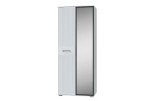 Шкаф 2-х дв. для платья и белья (с зеркалом) Шарлиз