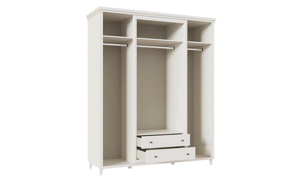 Шкаф четырехдверный с ящиками Ванкувер