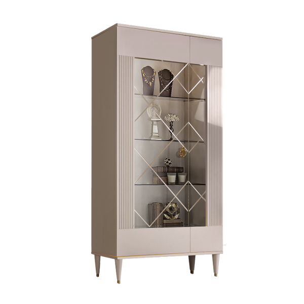 Шкаф-витрина 2-створчатая левая Римини Соло