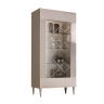 Шкаф-витрина 2-створчатая левая Римини Соло
