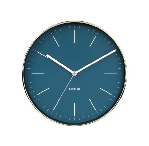 Часы Minimal petrol blue, shiny gold KA5695BL Распродажа