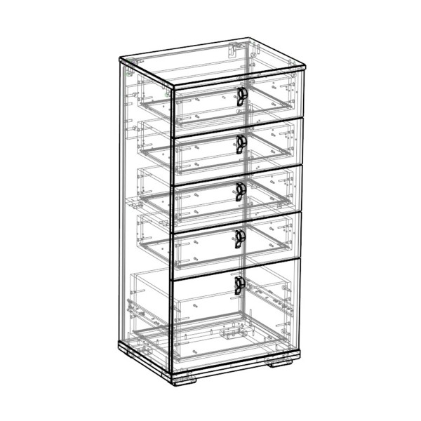 Комод высокий Тоскана