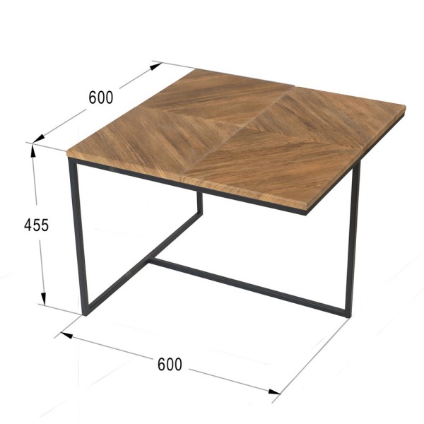 Стол журнальный Эклектик квадро