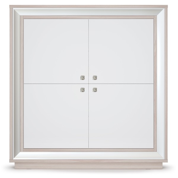 Шкаф четырёхдверный низкий №1 Прато