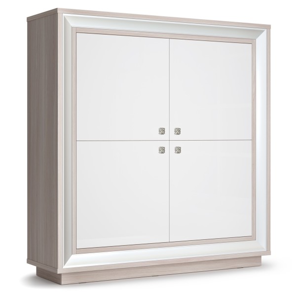 Шкаф четырёхдверный низкий №1 Прато