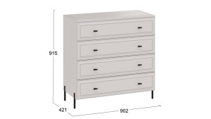 Комод «Пандора» - 414.004.000 Кашемир, Кашемир сатин