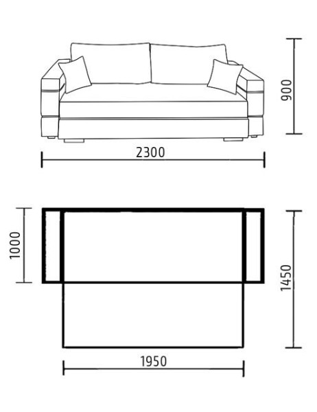 Диван Лотос 30