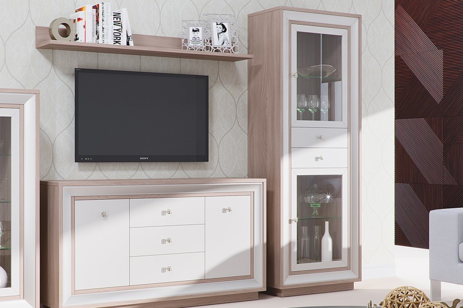 Шкаф-витрина №8 Прато