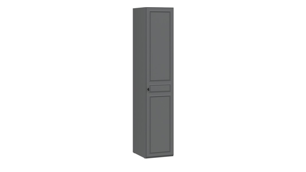 Шкаф для белья «Пандора» (правый) - 414.006.000 Серый графит, Графит матовый