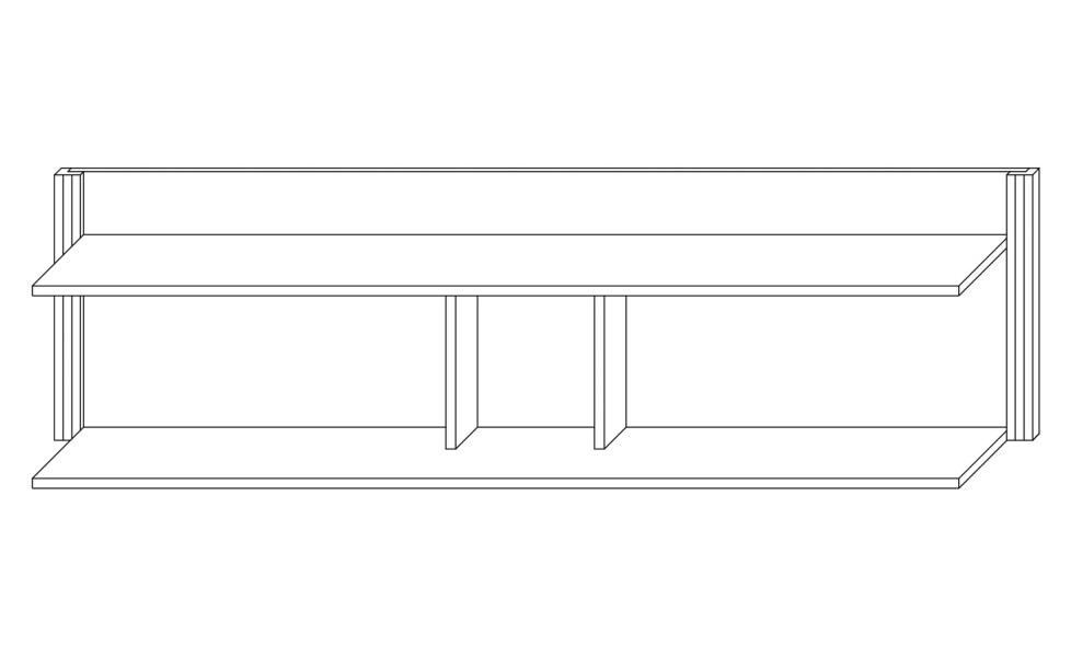 Полка навесная Венето 1184