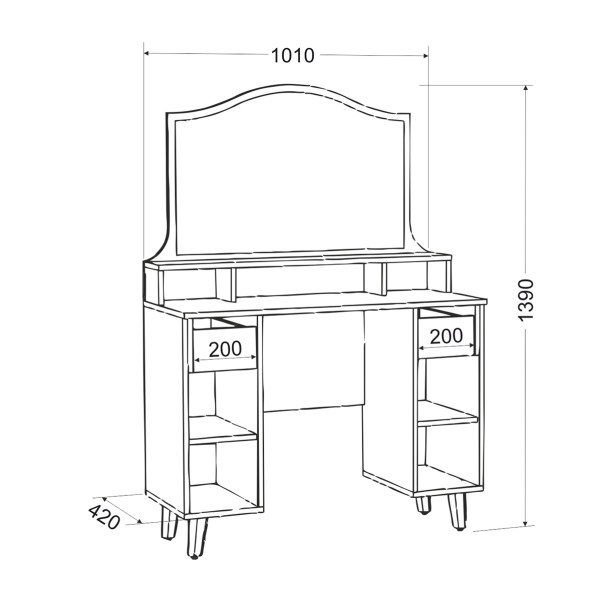 Трюмо М5 Ханна