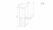 Шкаф комбинированный В3-6 Визит 3